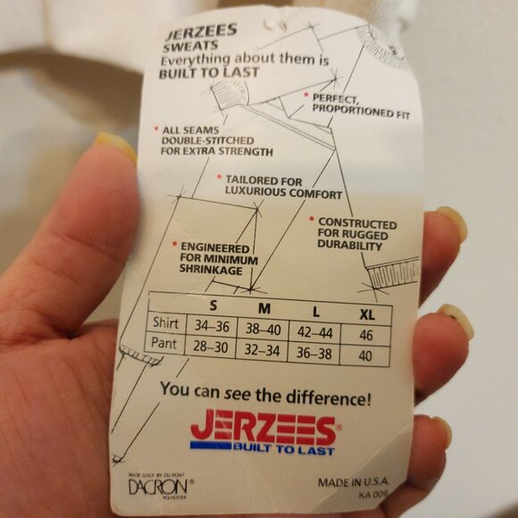 Vintage Jerzees Certified HERSHEY'S Chocolate Lover Sweatshirt USA Sz S NWT - Picture 12 of 14